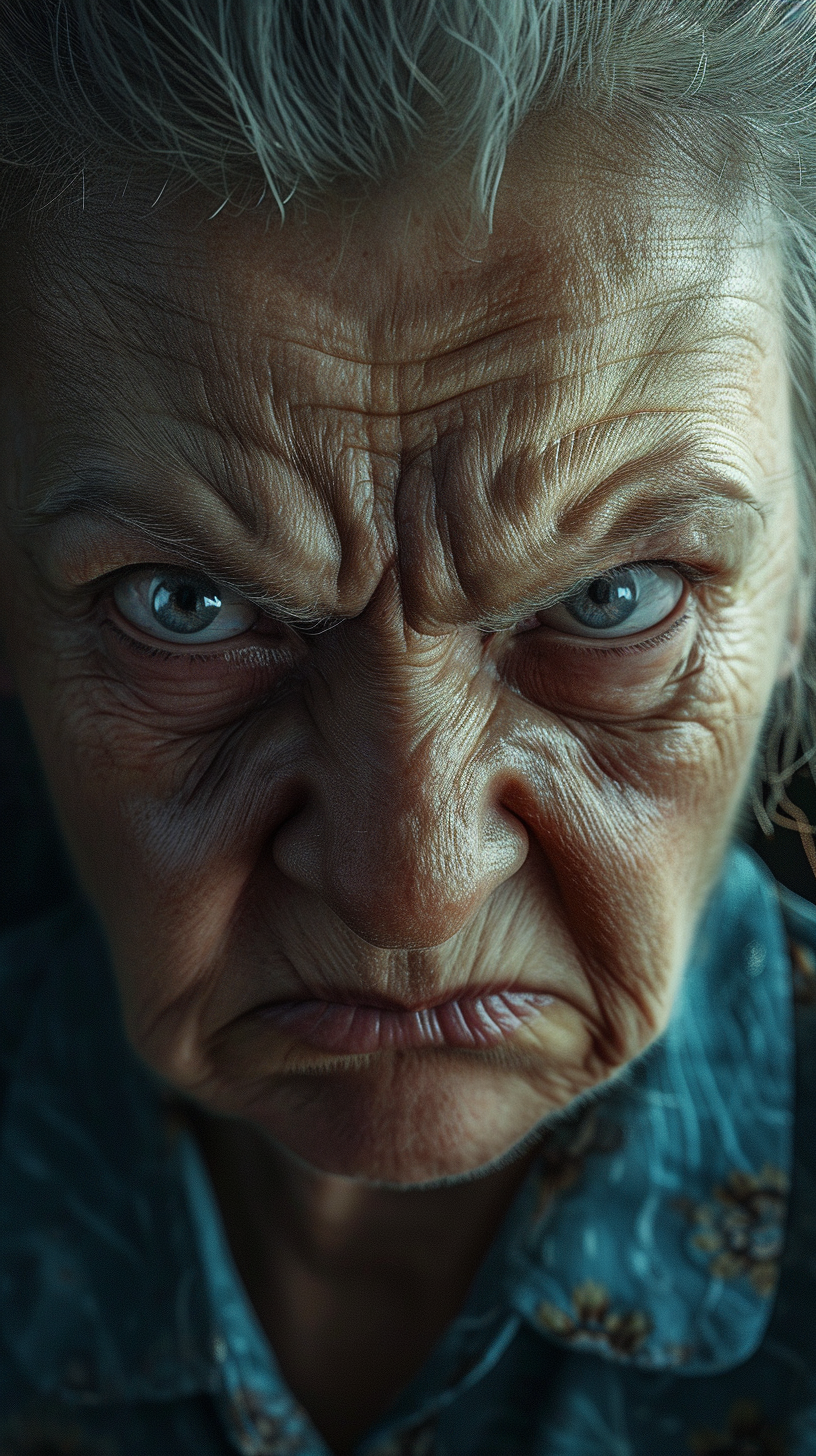 A close-up of an upset woman | Source: Midjourney