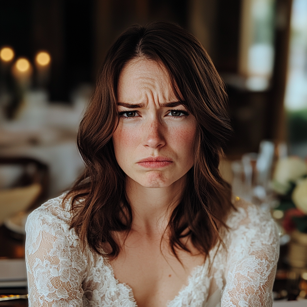 An upset bride | Source: Midjourney