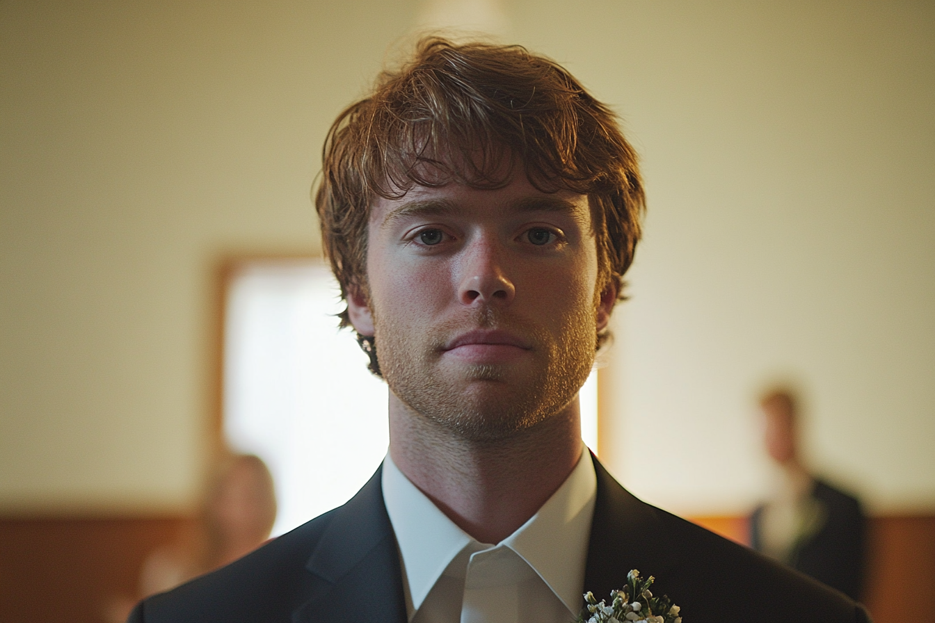 A man standing at the altar | Source: Midjourney