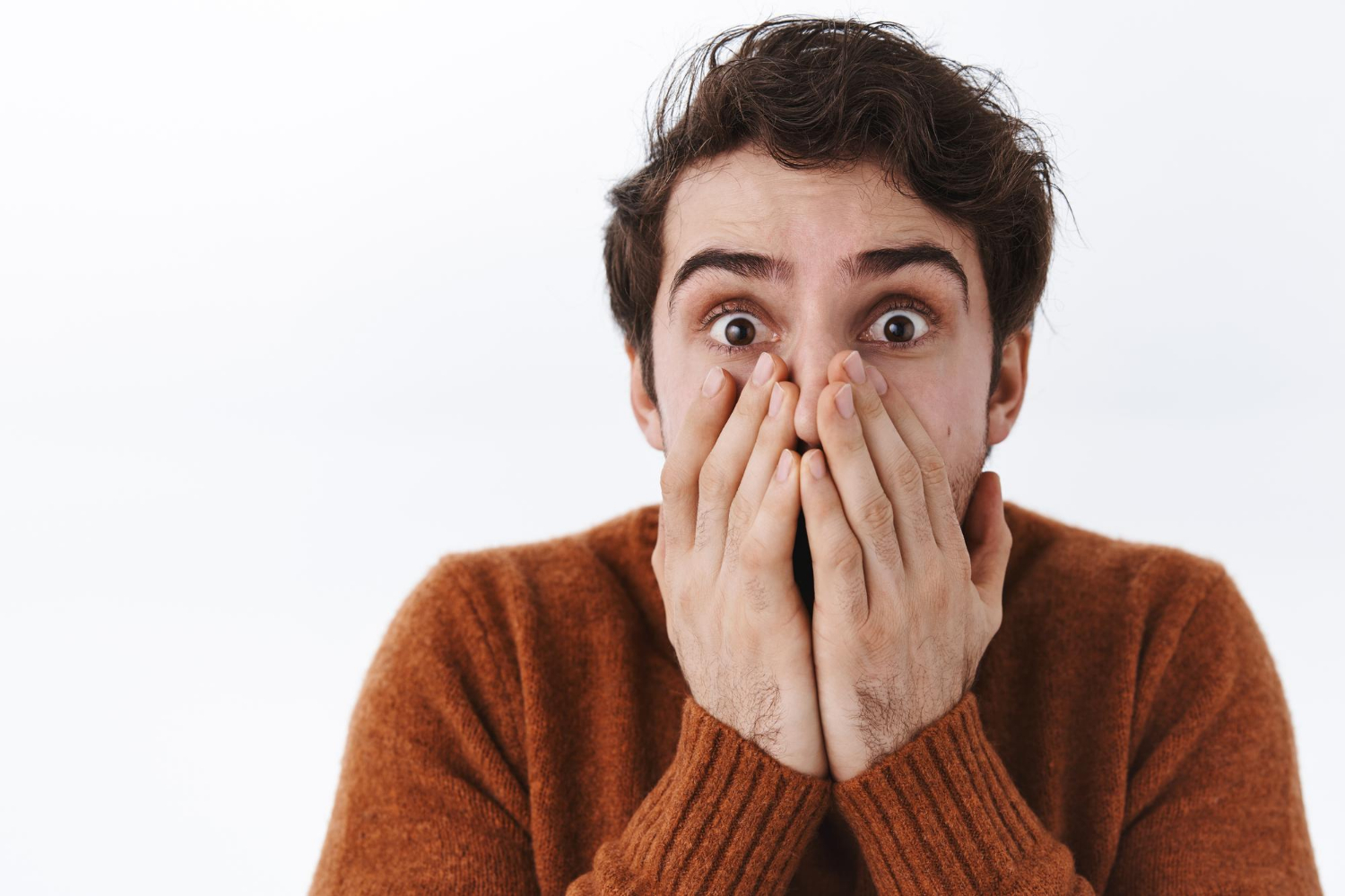 A shocked man | Source: Freepik