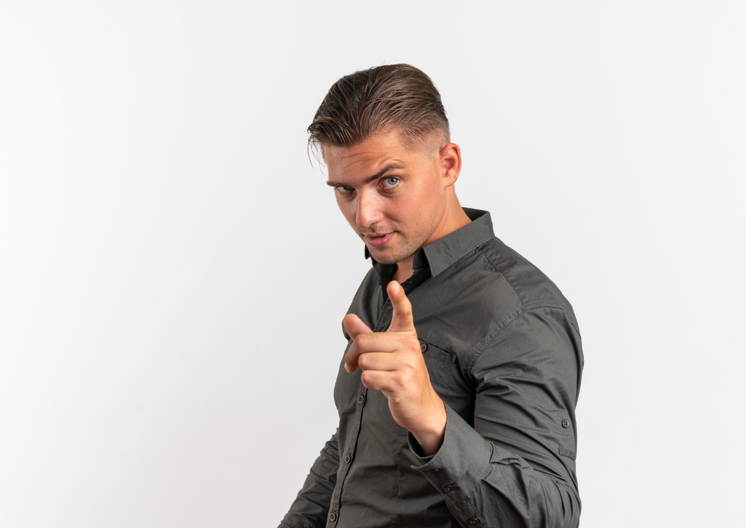 A man pointing his finger at someone | Source: Freepik