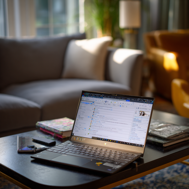 Email messages on a laptop | Source: Midjourney