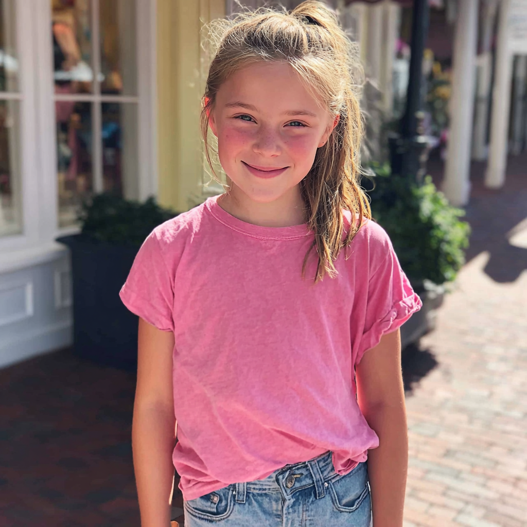 A smiling little girl | Source: Midjourney