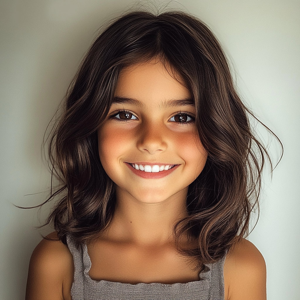 A smiling little girl | Source: Midjourney