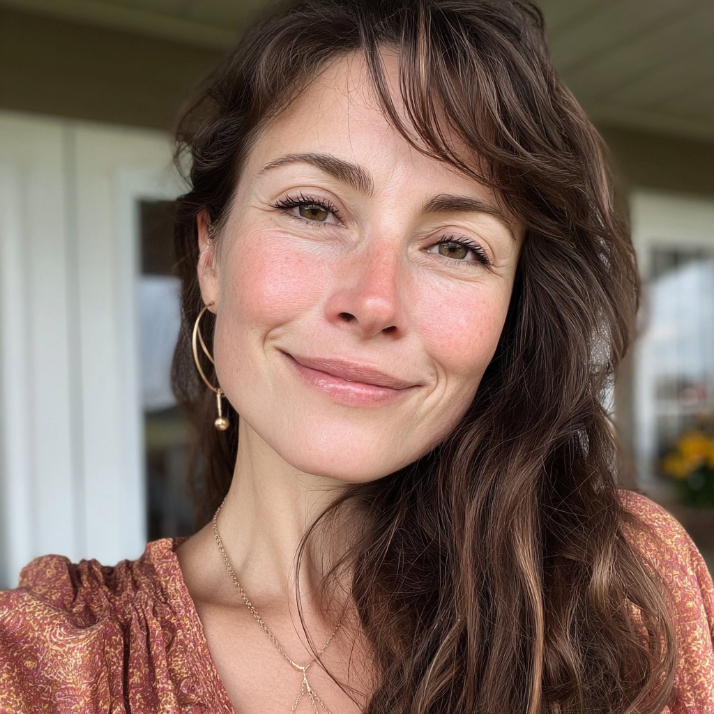 A close-up of a smiling woman | Source: Midjourney