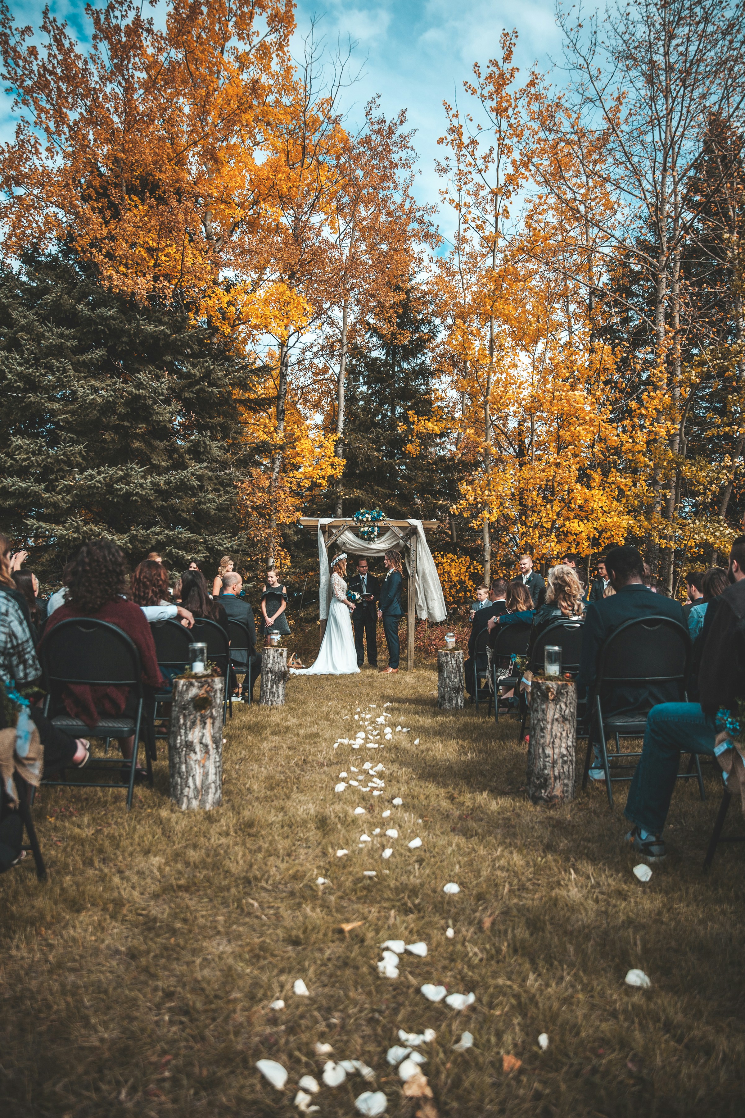 A small wedding near the woods | Source: Unsplash