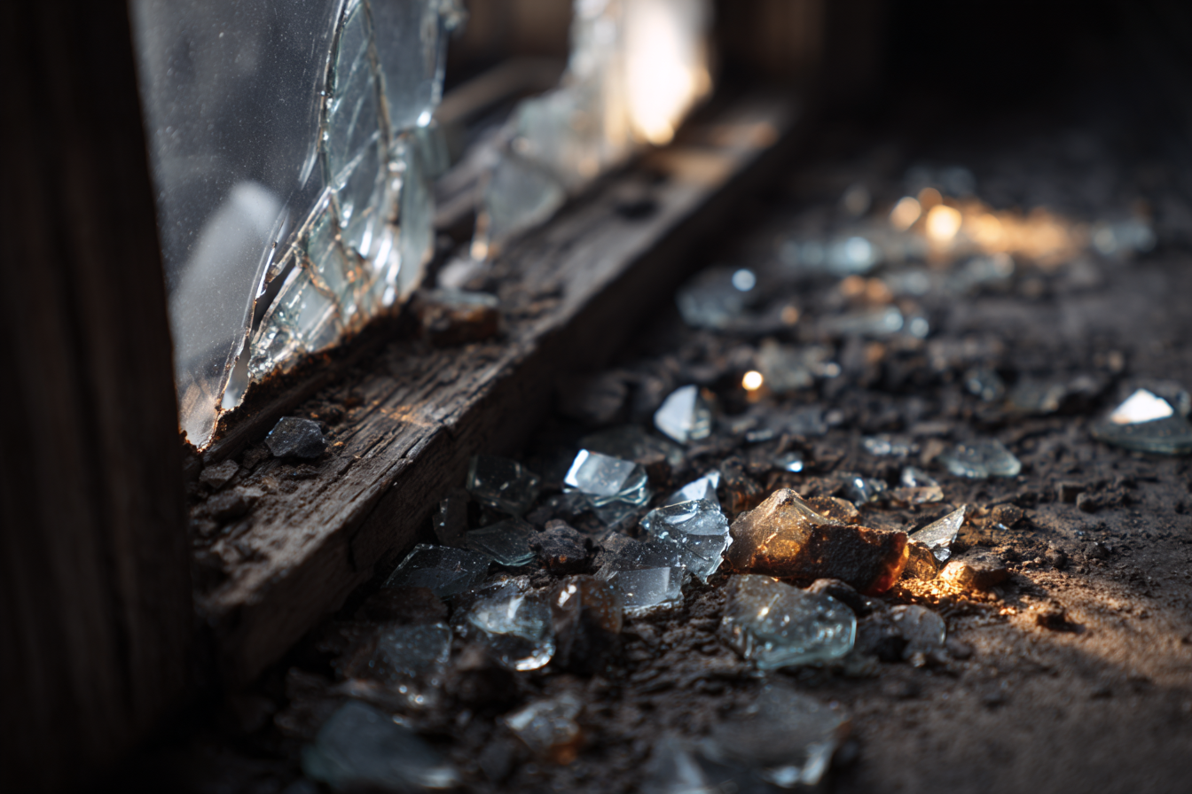 A broken window | Source: Midjourney