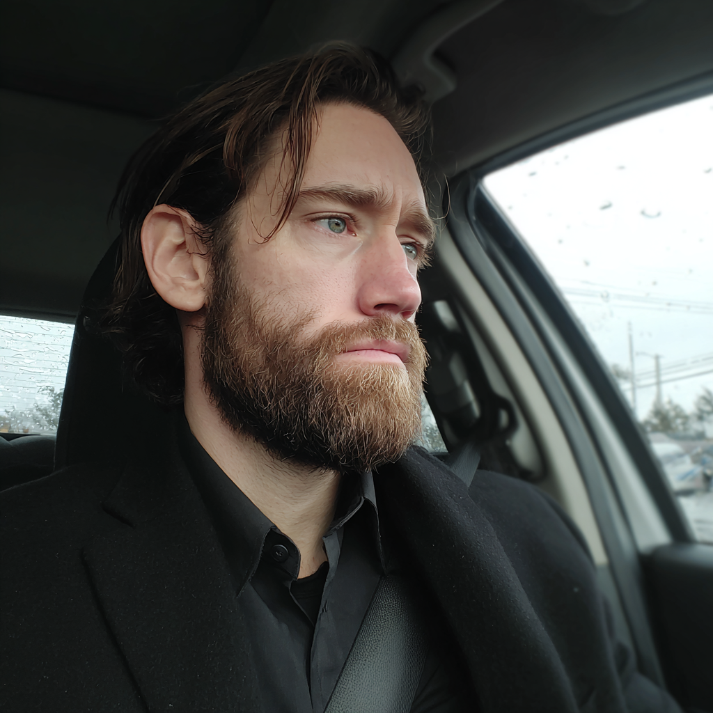 A man driving a car | Source: Midjourney