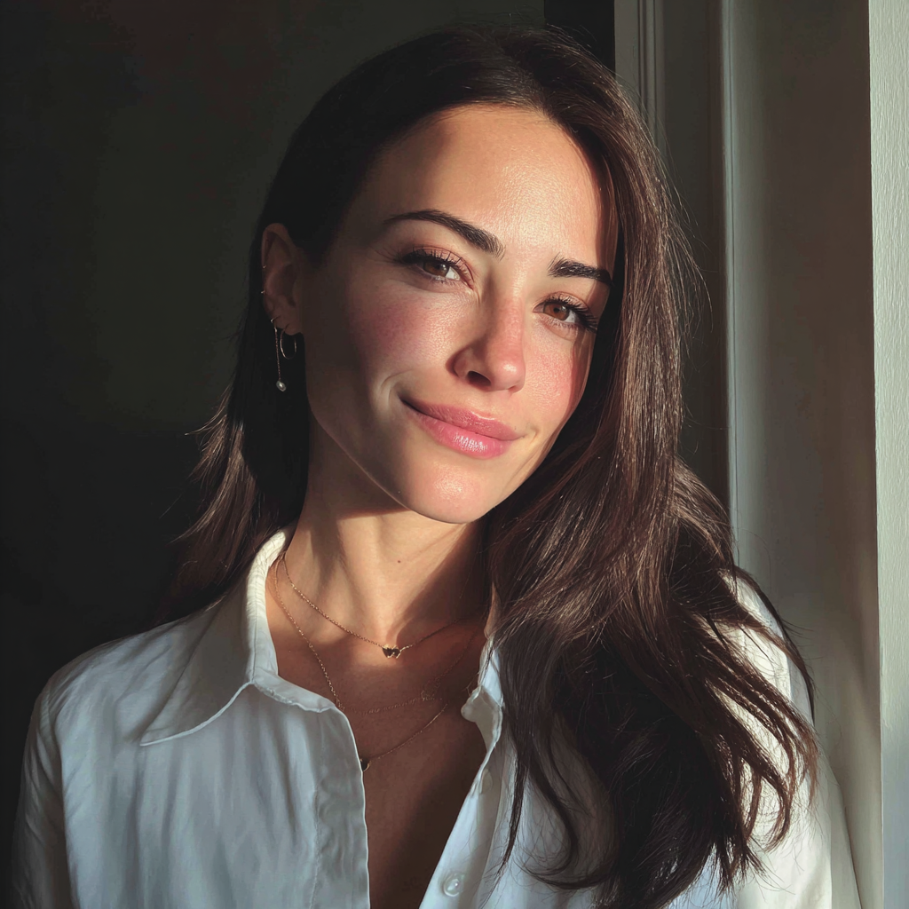 A close-up of a smiling woman | Source: Midjourney