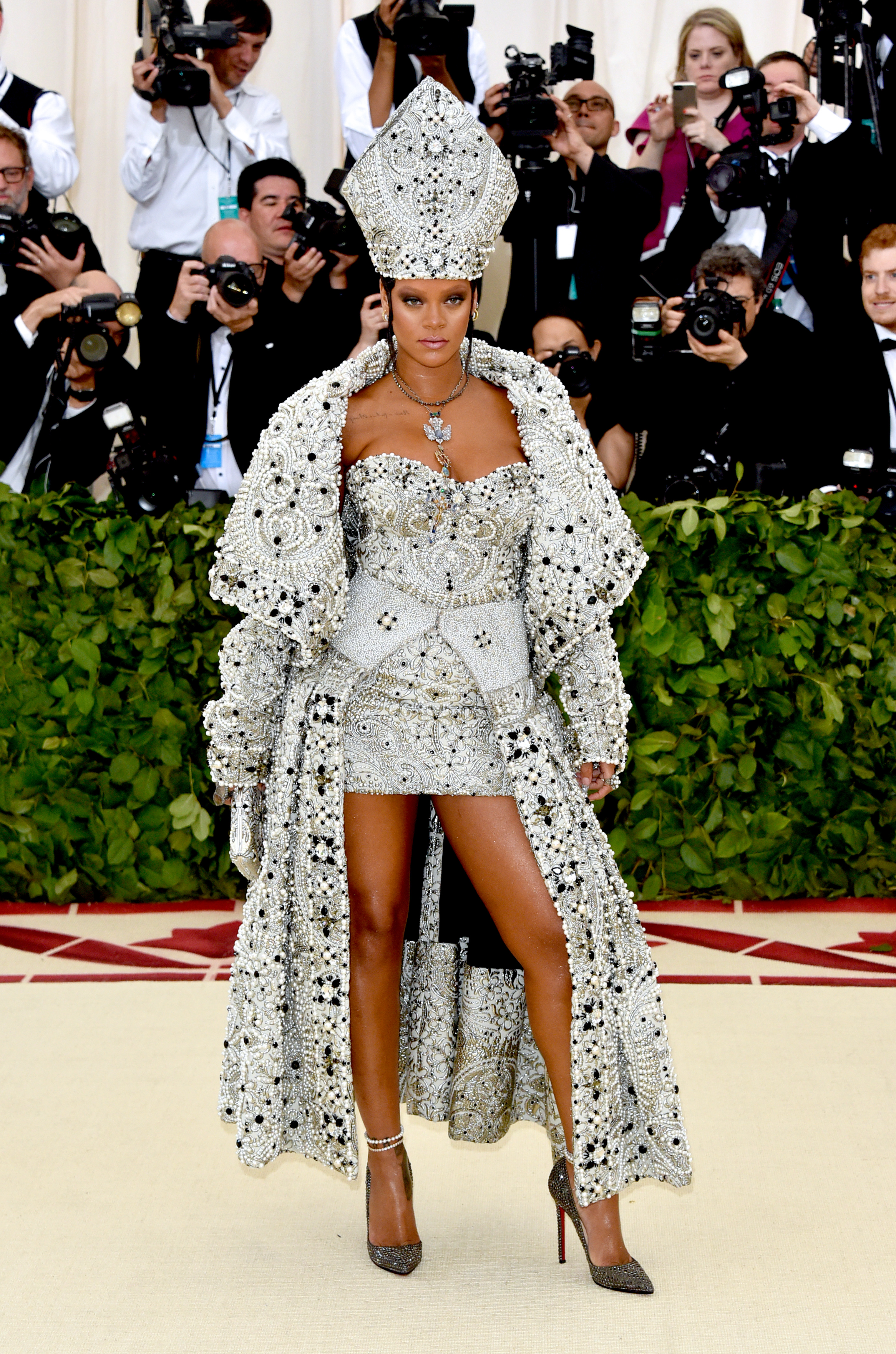 Rihanna at The Metropolitan Museum of Art on May 7, 2018 in New York City. | Source: Getty Images