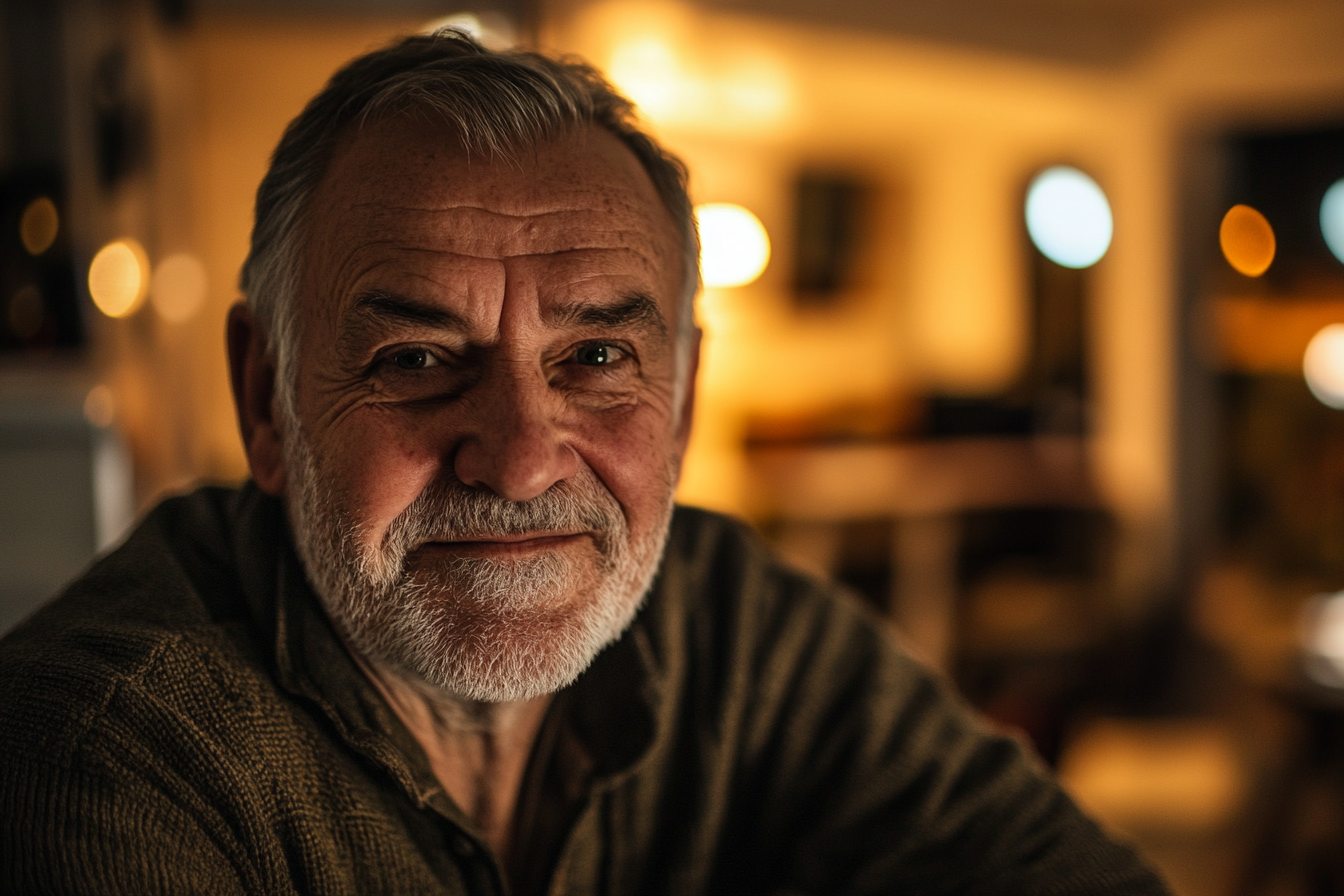 Un homme souriant à quelqu'un | Source : Midjourney