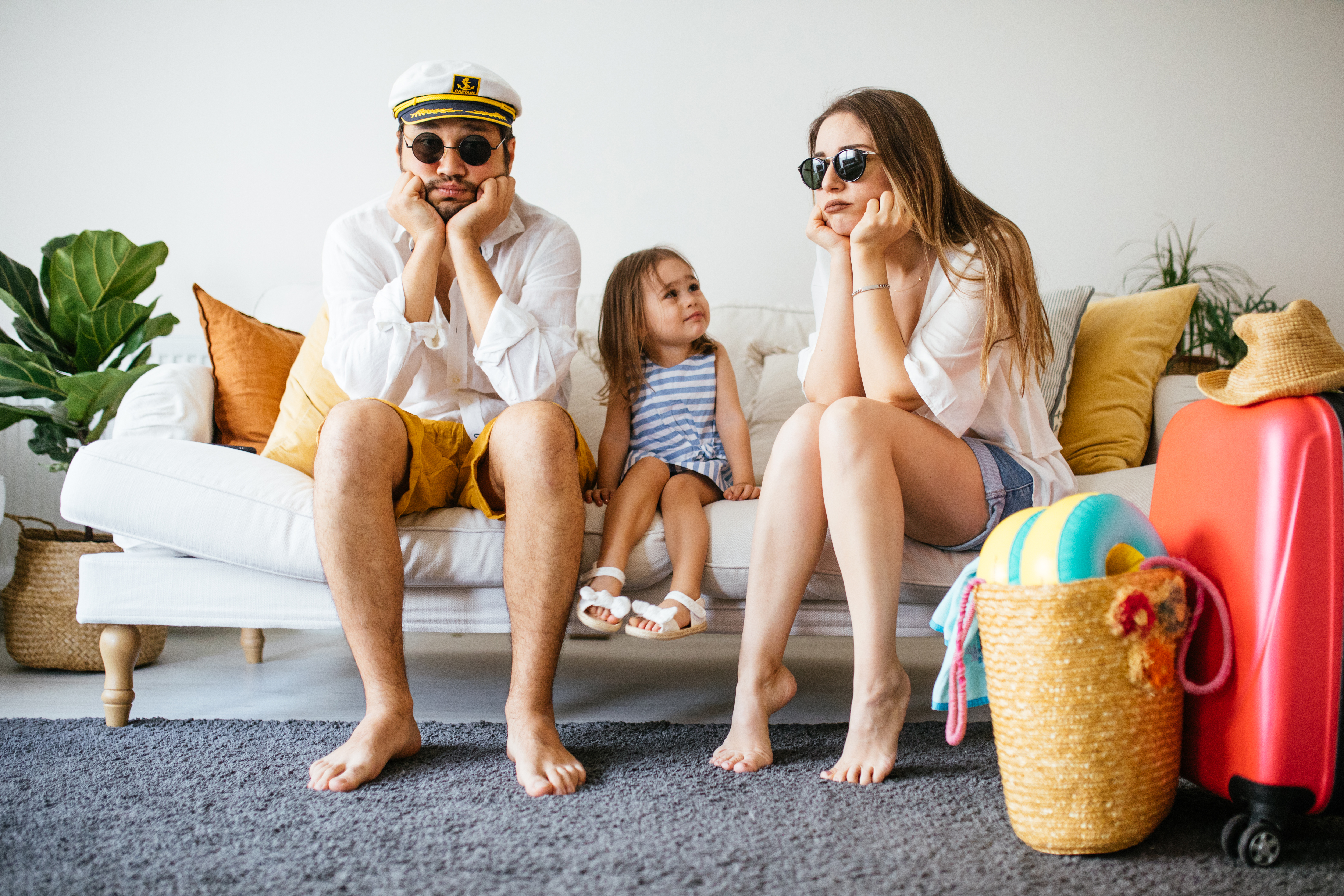 A family whose vacation plans have been canceled | Source: Getty Images