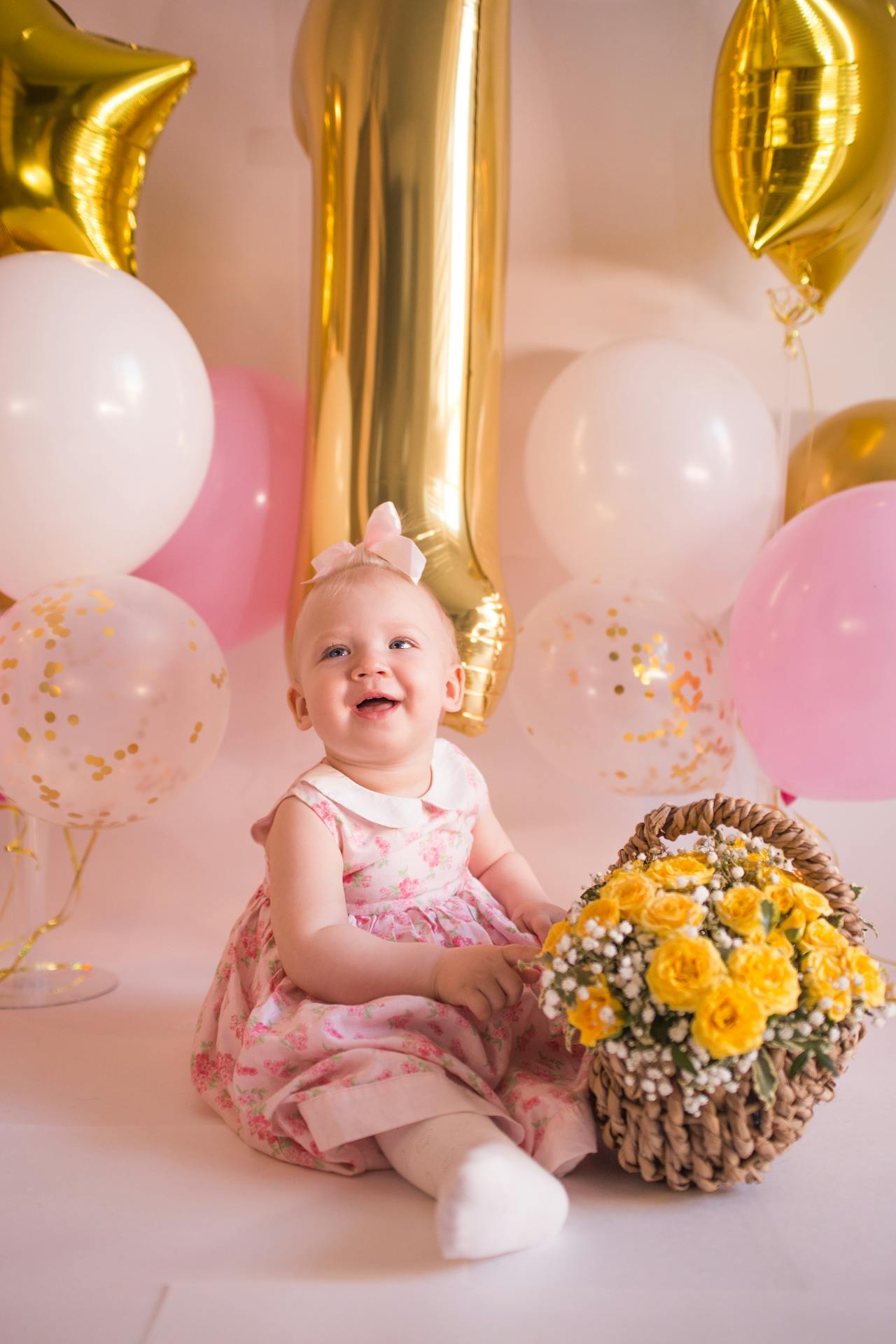 A baby girl celebrating her first birthday | Source: Pexels