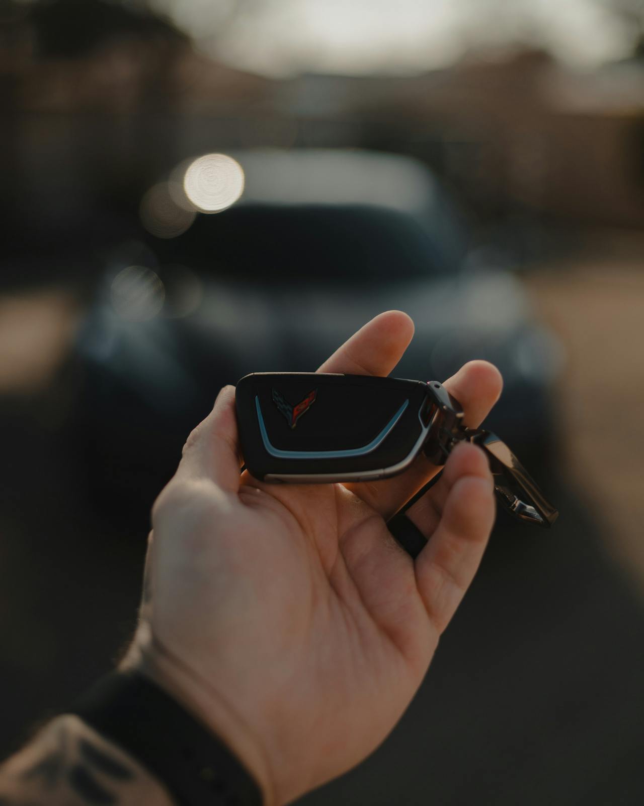 A man holding a car key fob | Source: Pexels