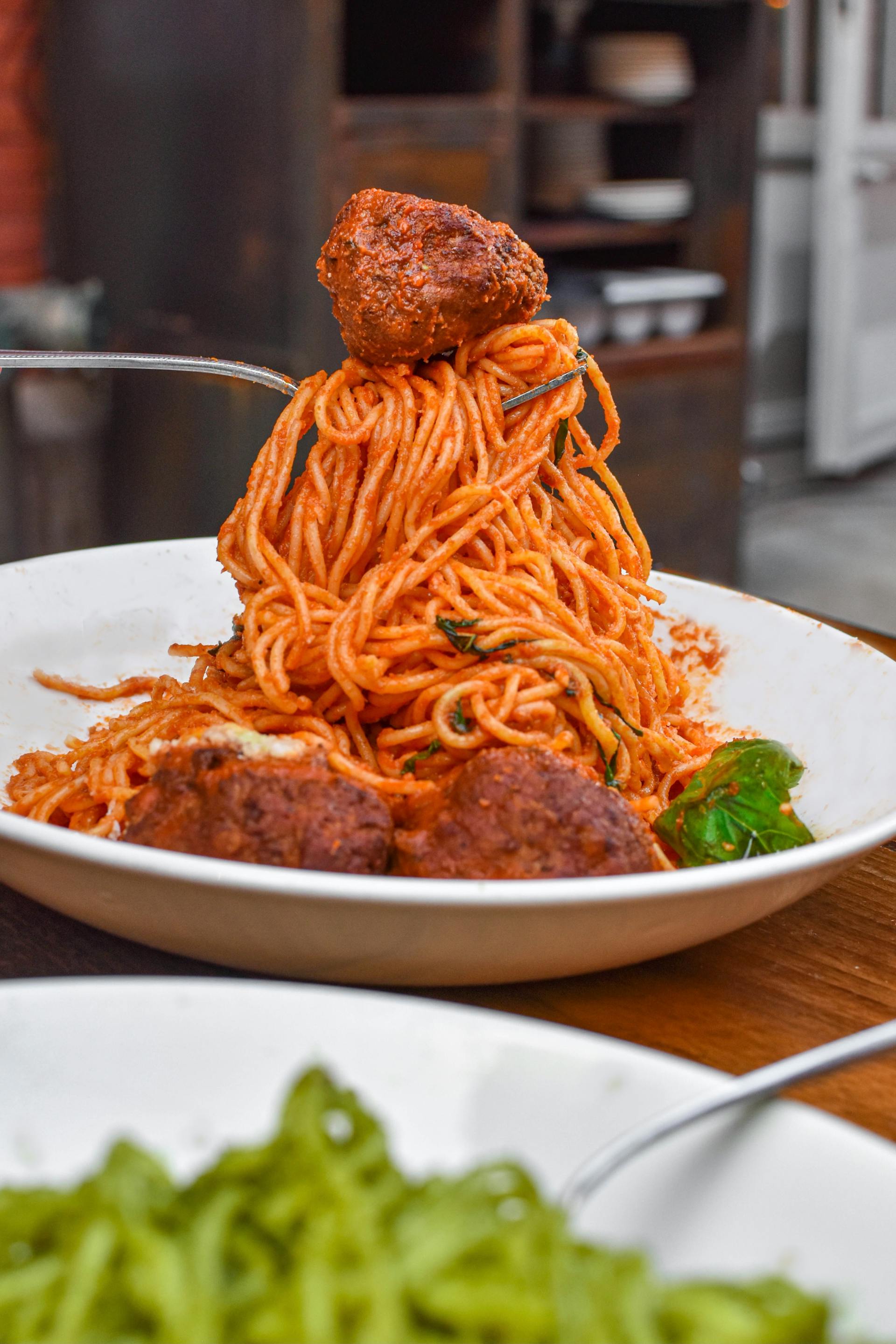 Spaghetti with meatballs served on a plate | Source: Pexels