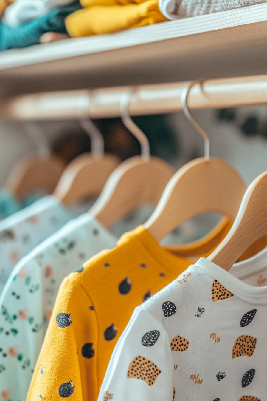 Baby clothing on a hanger | Source: Midjourney