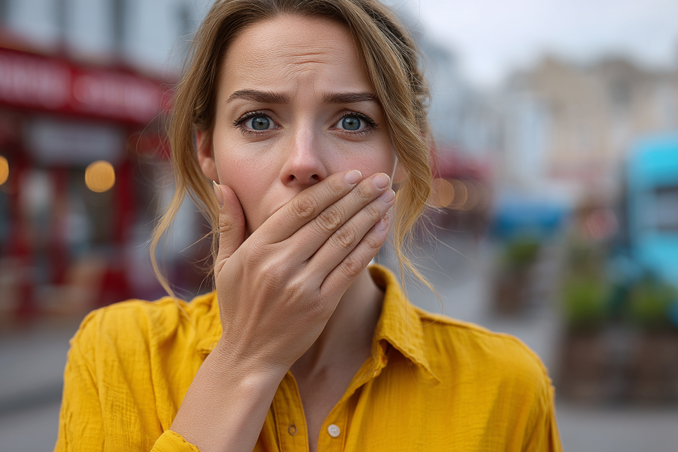 Zszokowana kobieta | Źródło: Midjourney