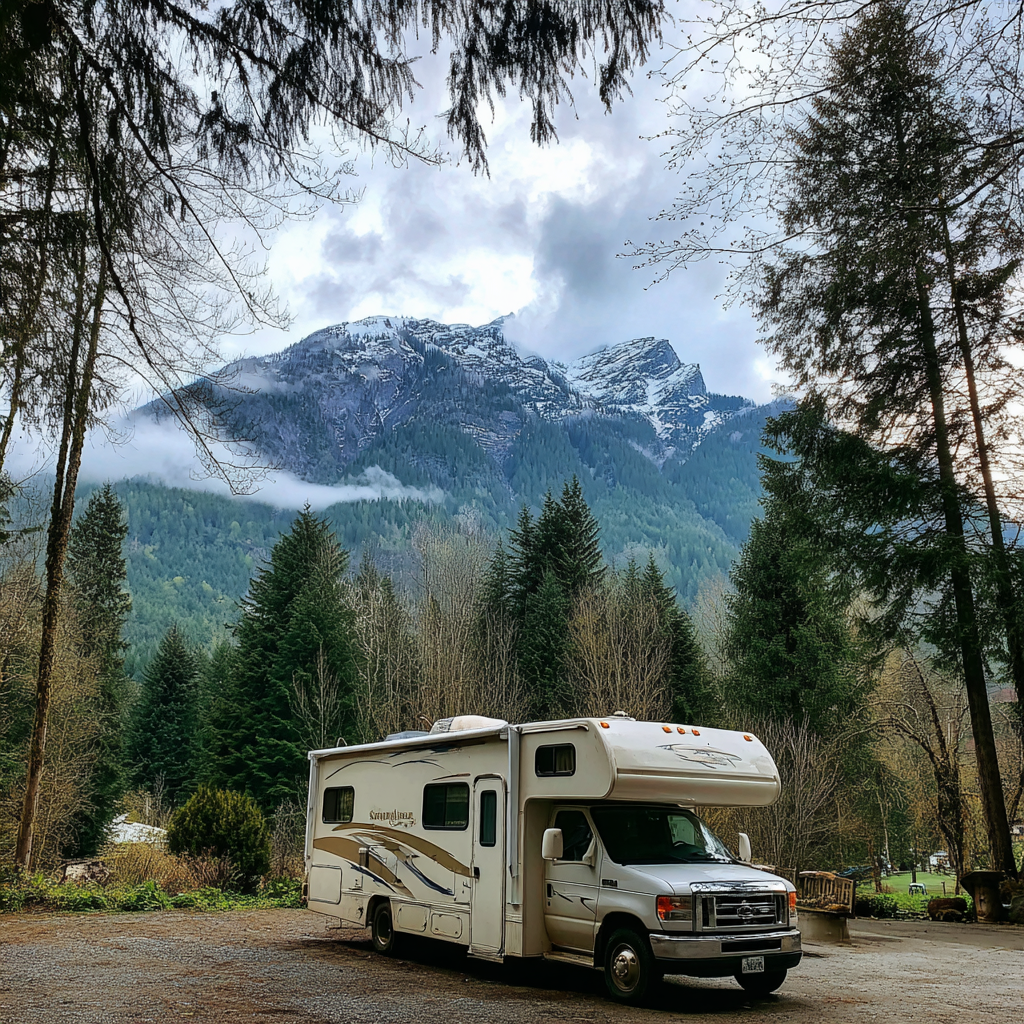 A parked RV | Source: Midjourney