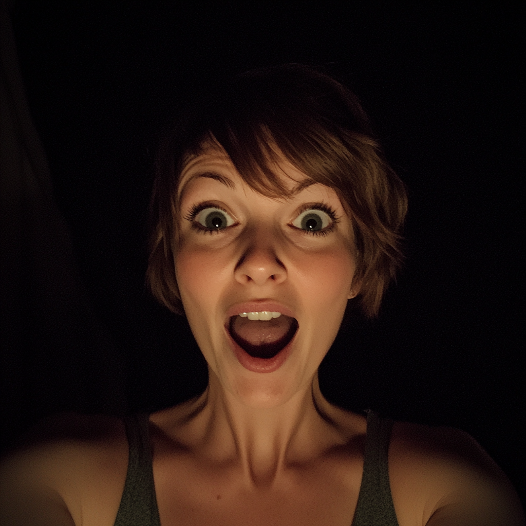 A surprised woman | Source: Midjourney