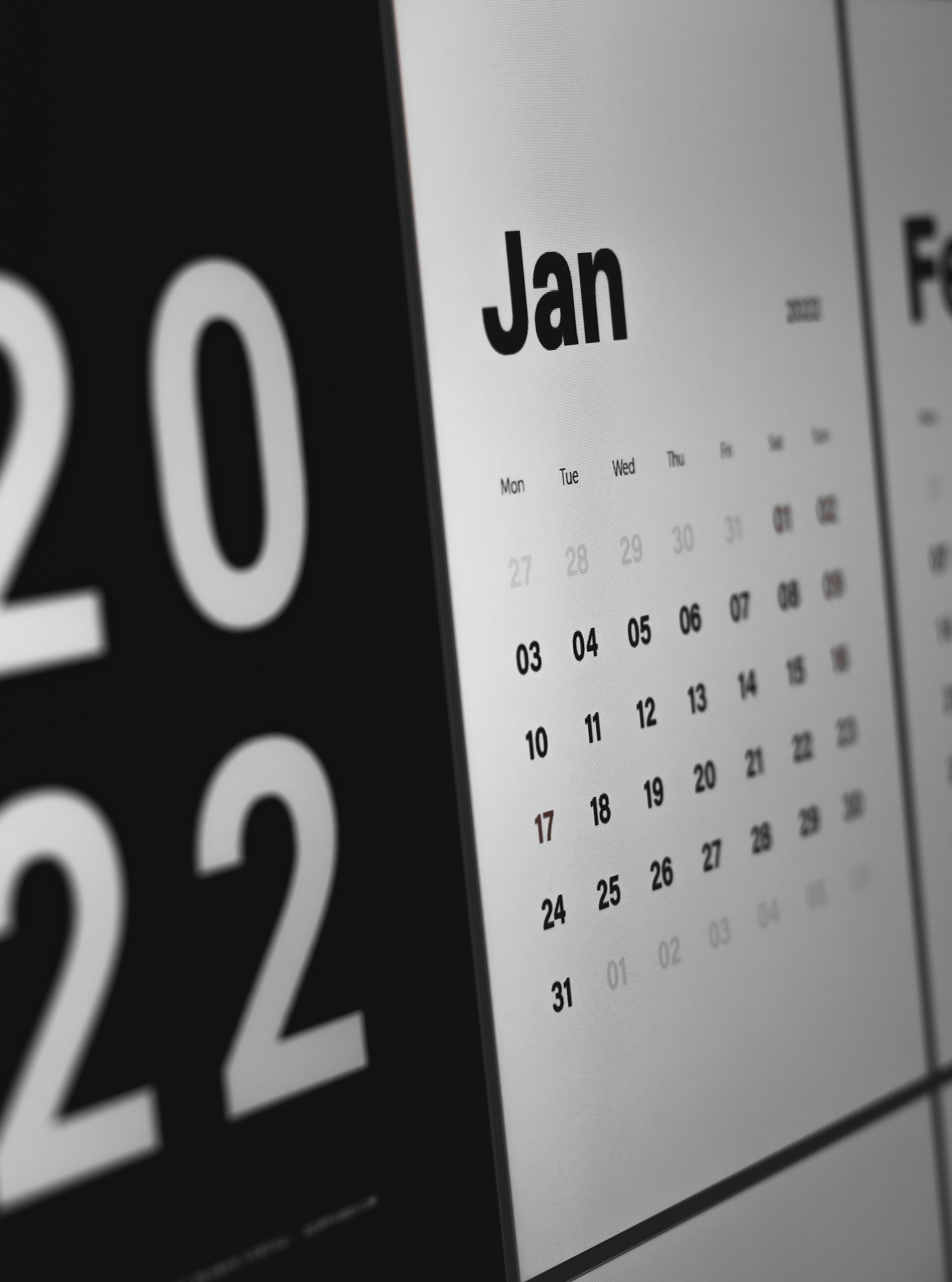 A calendar page | Source: Unsplash