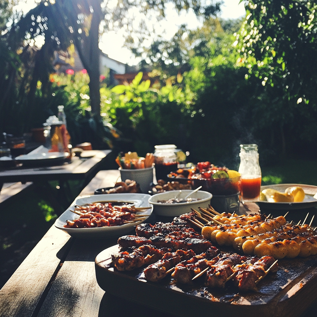 A backyard barbecue | Source: Midjourney