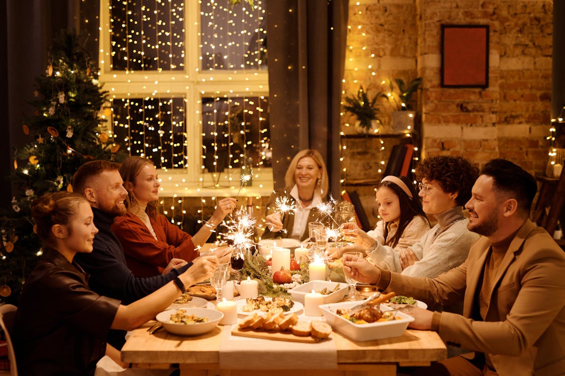 A Christmas dinner | Source: Pexels