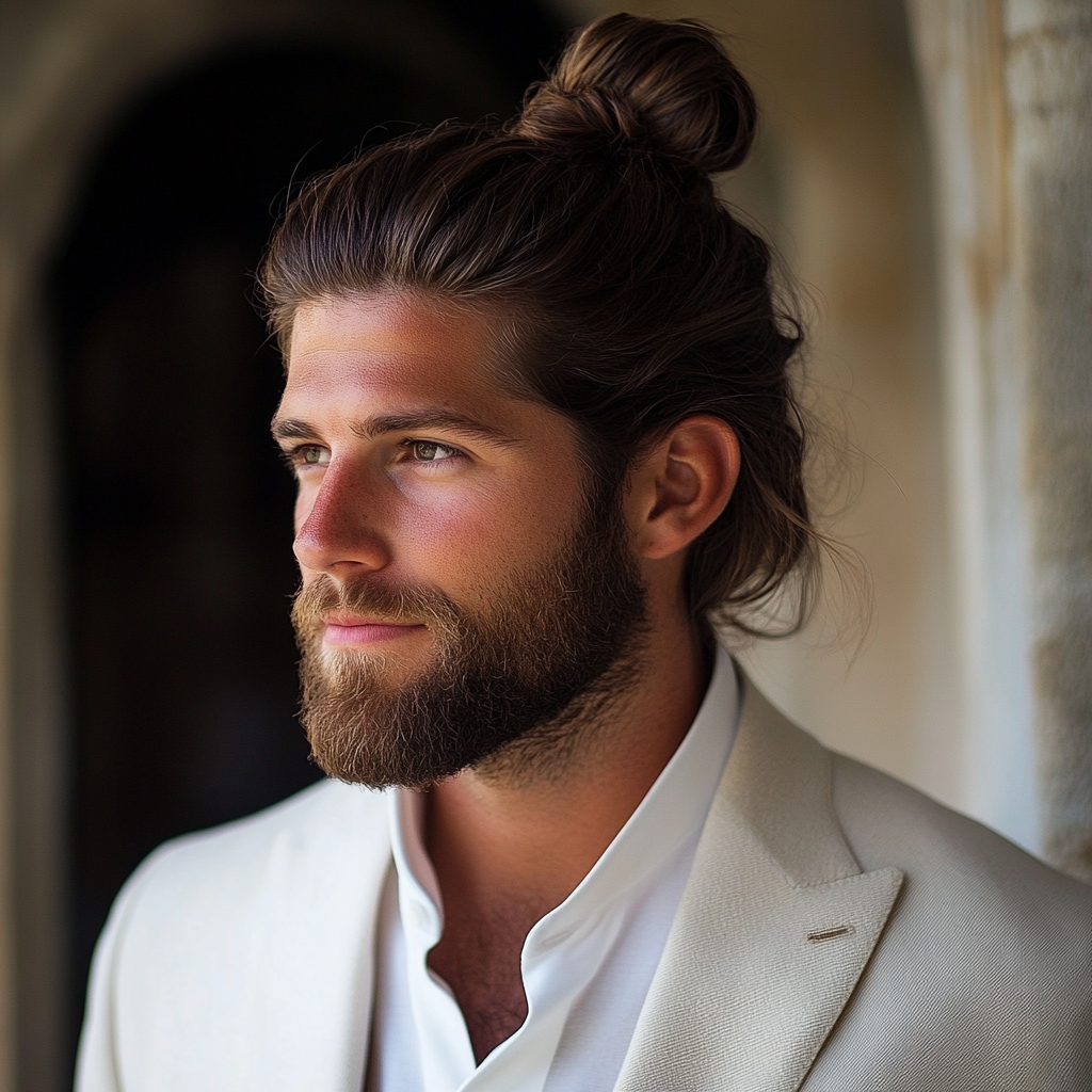 A groom looking hopeful | Source: Midjourney