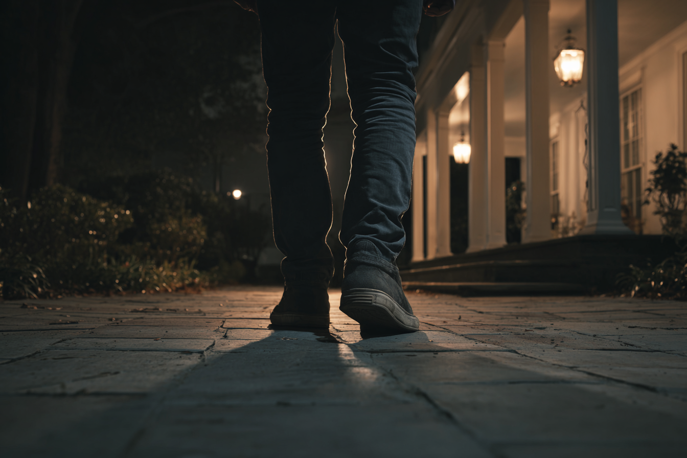 A man walking away | Source: Midjourney