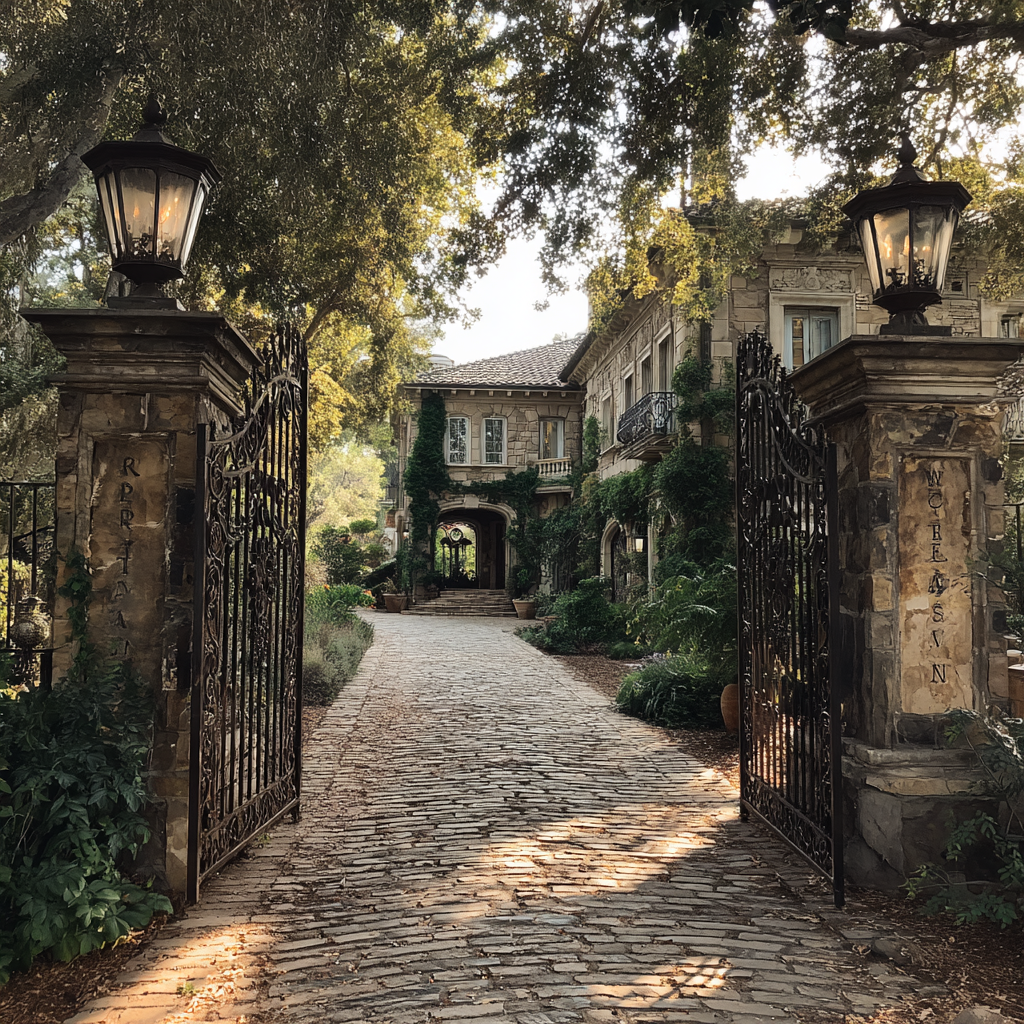 The exterior of an old estate | Source: Midjourney