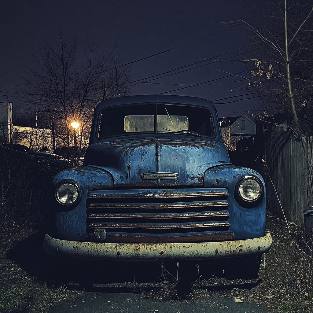 A parked pick-up truck | Source: Midjourney