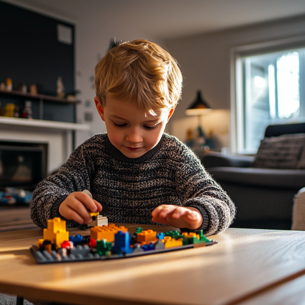 A boy playing | Source: Midjourney