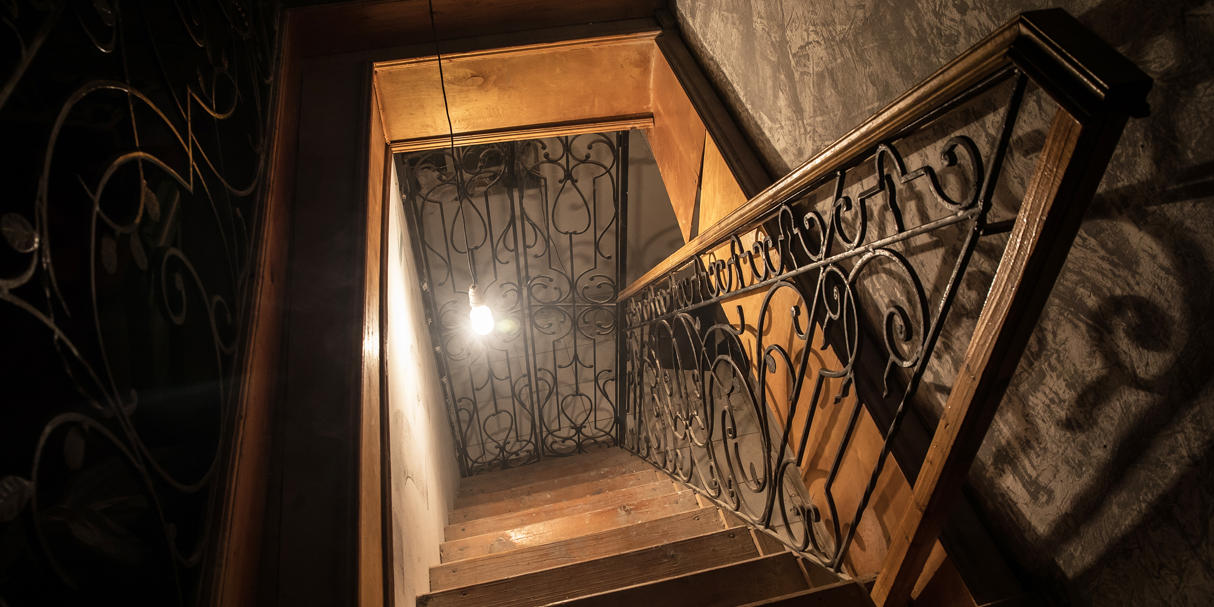 A staircase to a basement | Source: Shutterstock