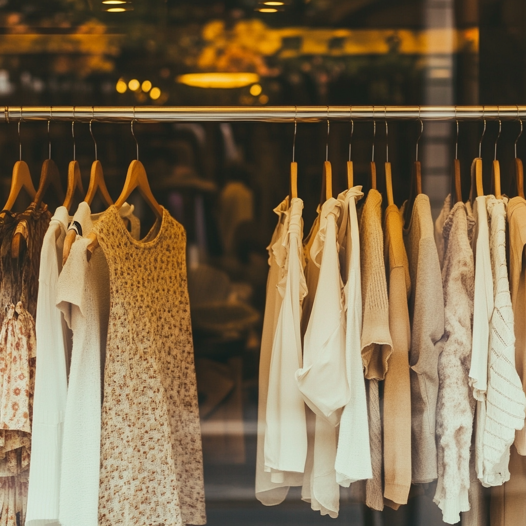 Clothing in a boutique | Source: Midjourney