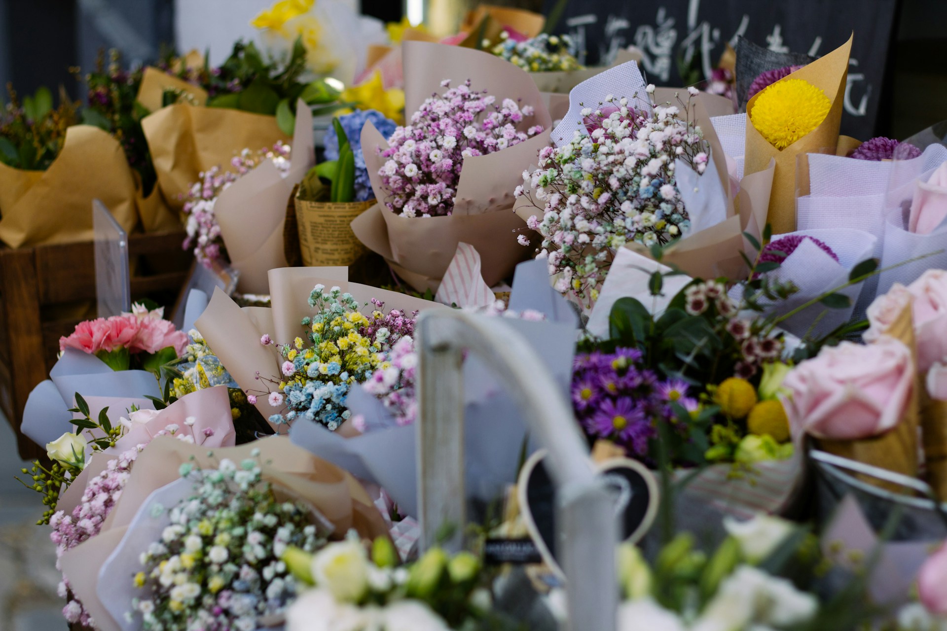 An assortment of colorful flower bouquets | Source: Unsplash