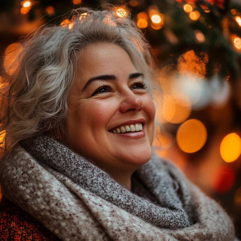 A smiling woman | Source: Midjourney