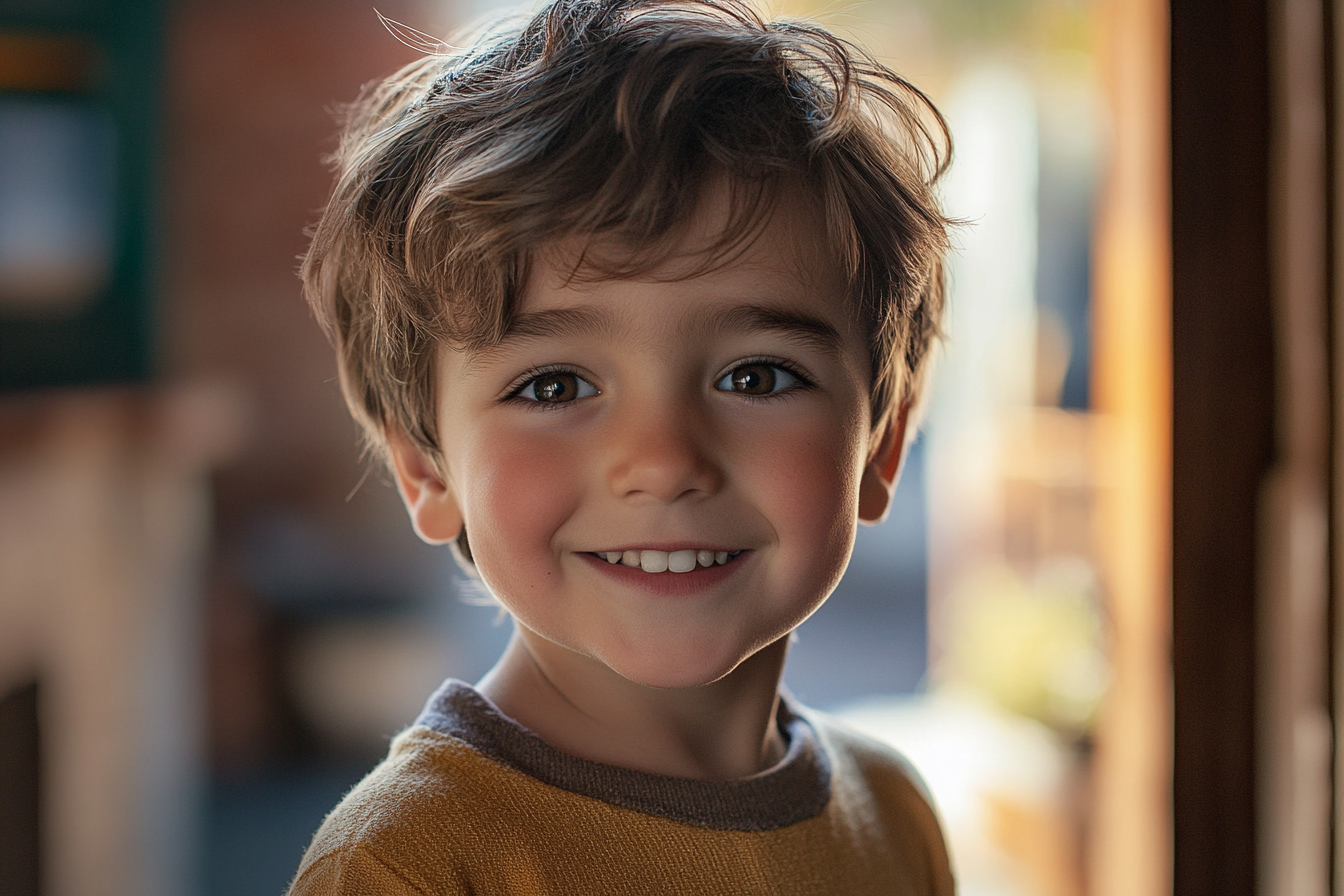 A child smiling | Source: Midjourney