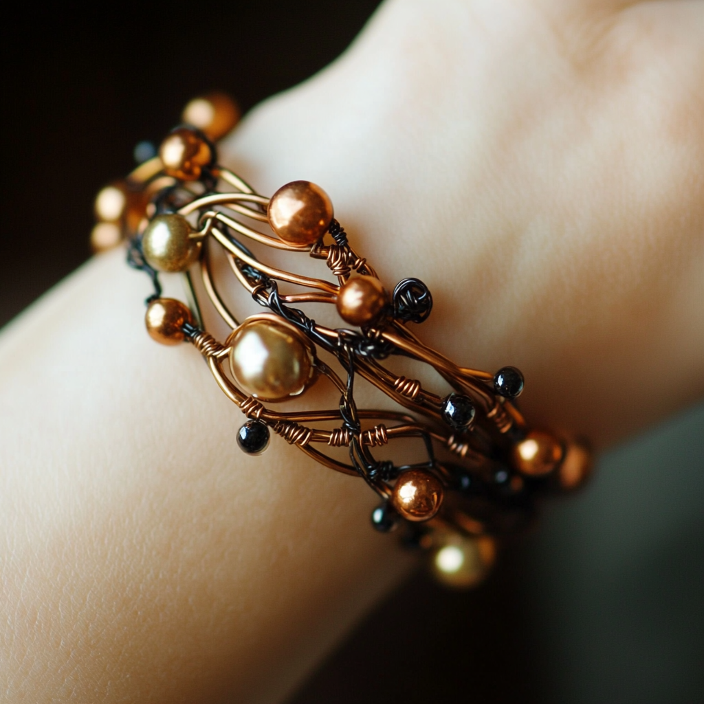 Un bracelet au poignet d'une femme | Source : Midjourney