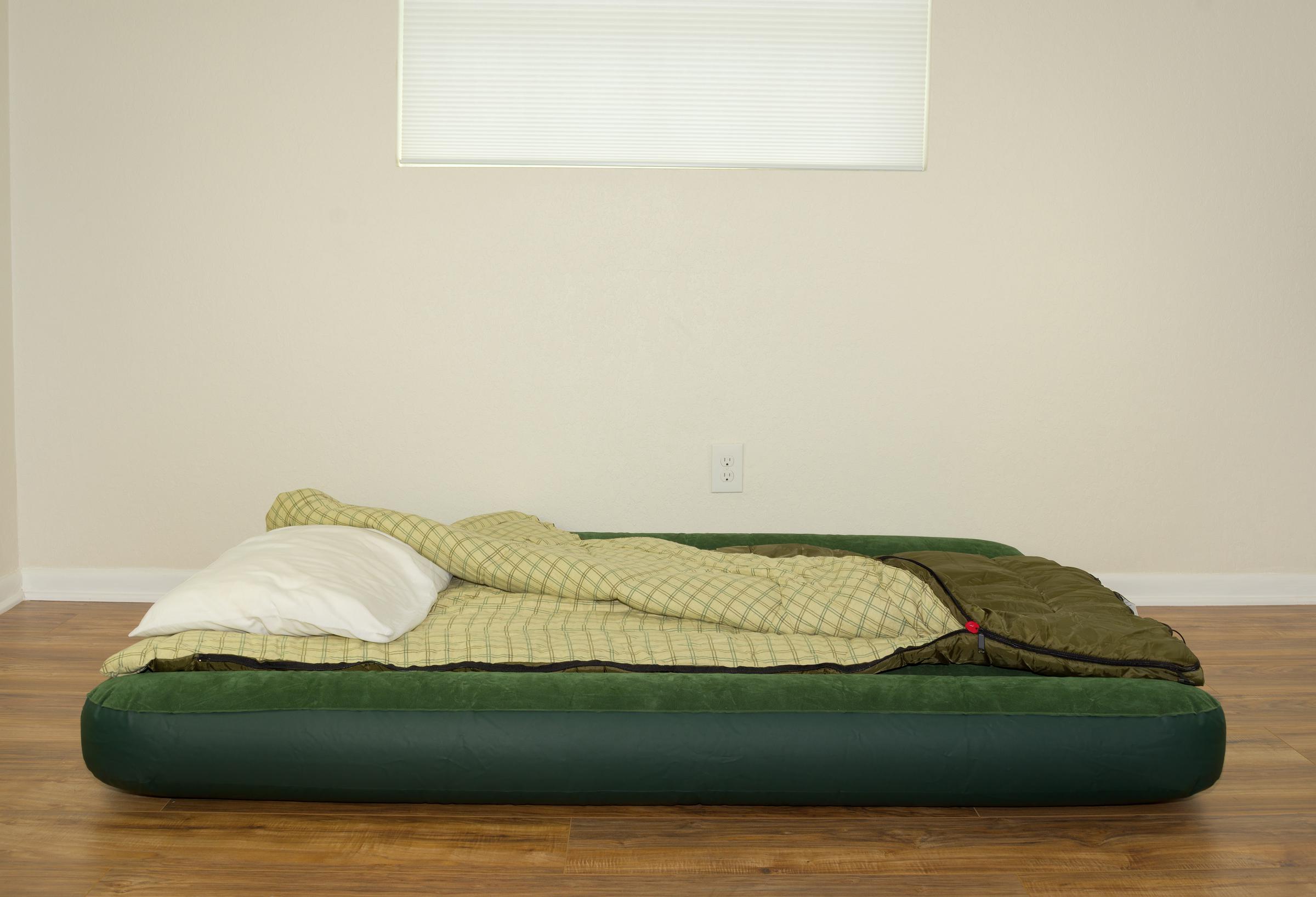 An air mattress lying on the floor | Source: Shutterstock