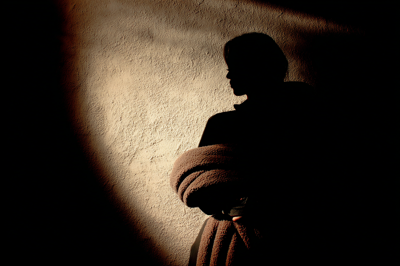 A shadowy figure | Source: Midjourney