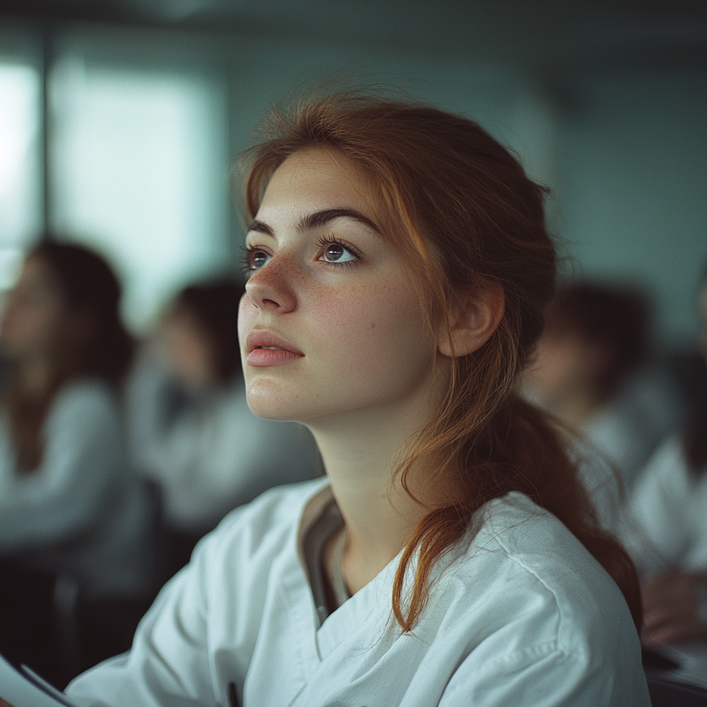 A student at school | Source: Midjourney