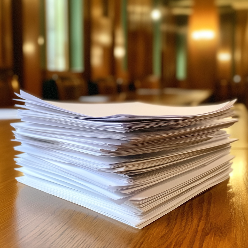 A stack of papers | Source: Midjourney