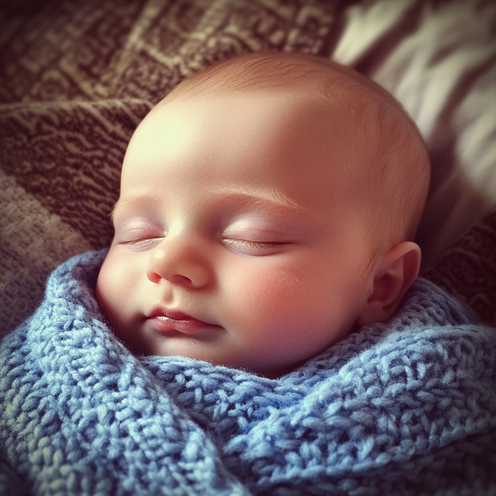 A sleeping baby boy | Source: Midjourney