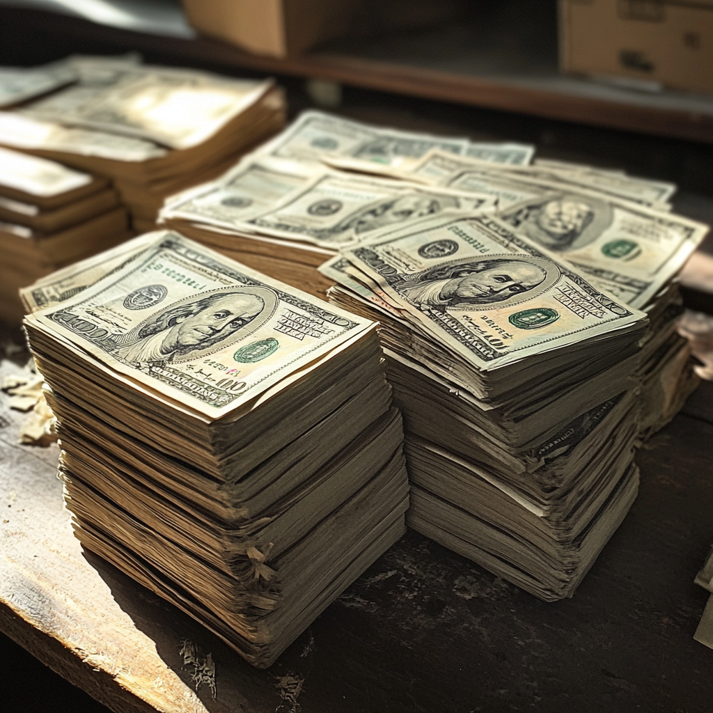 Stacks of money | Source: Midjourney