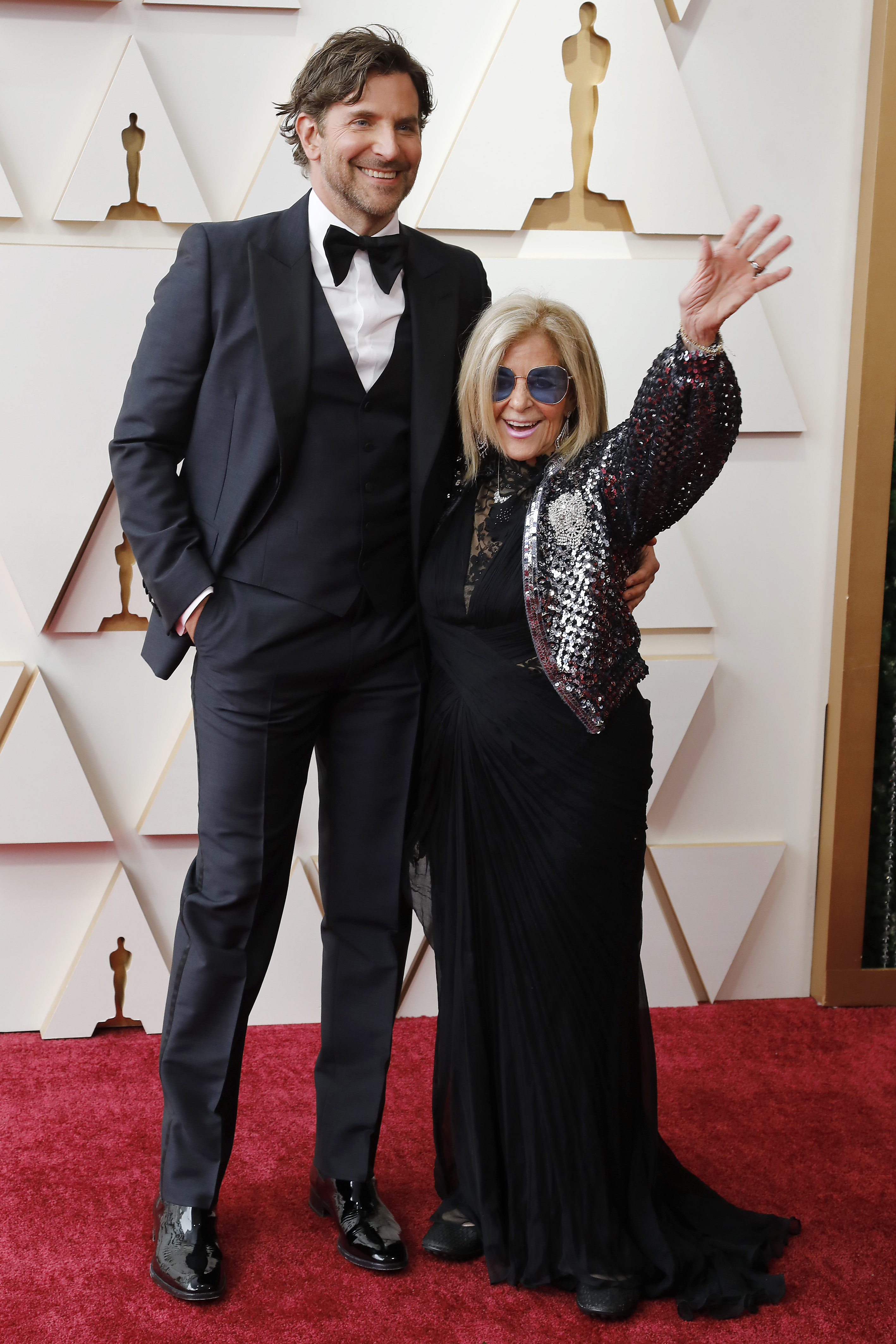Bradley Cooper and Gloria Campano at the 94th Academy Awards on March 27, 2022 | Source: Getty Images