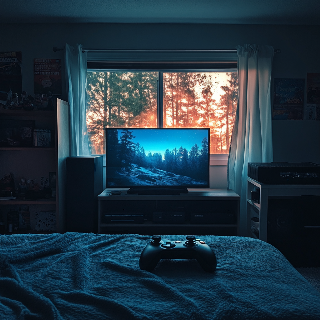 A teenage boy's bedroom | Source: Midjourney