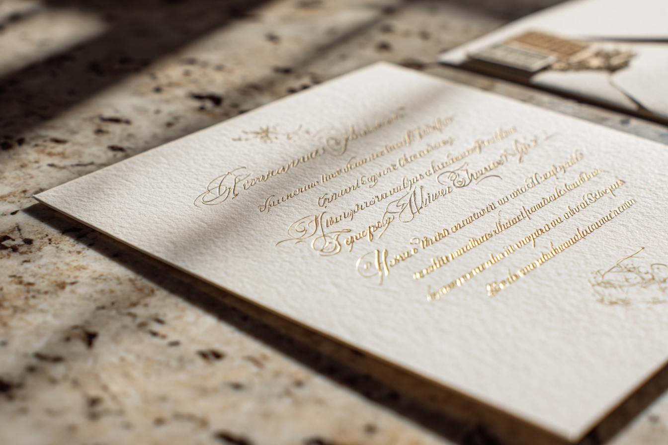 A wedding card | Source: Midjourney