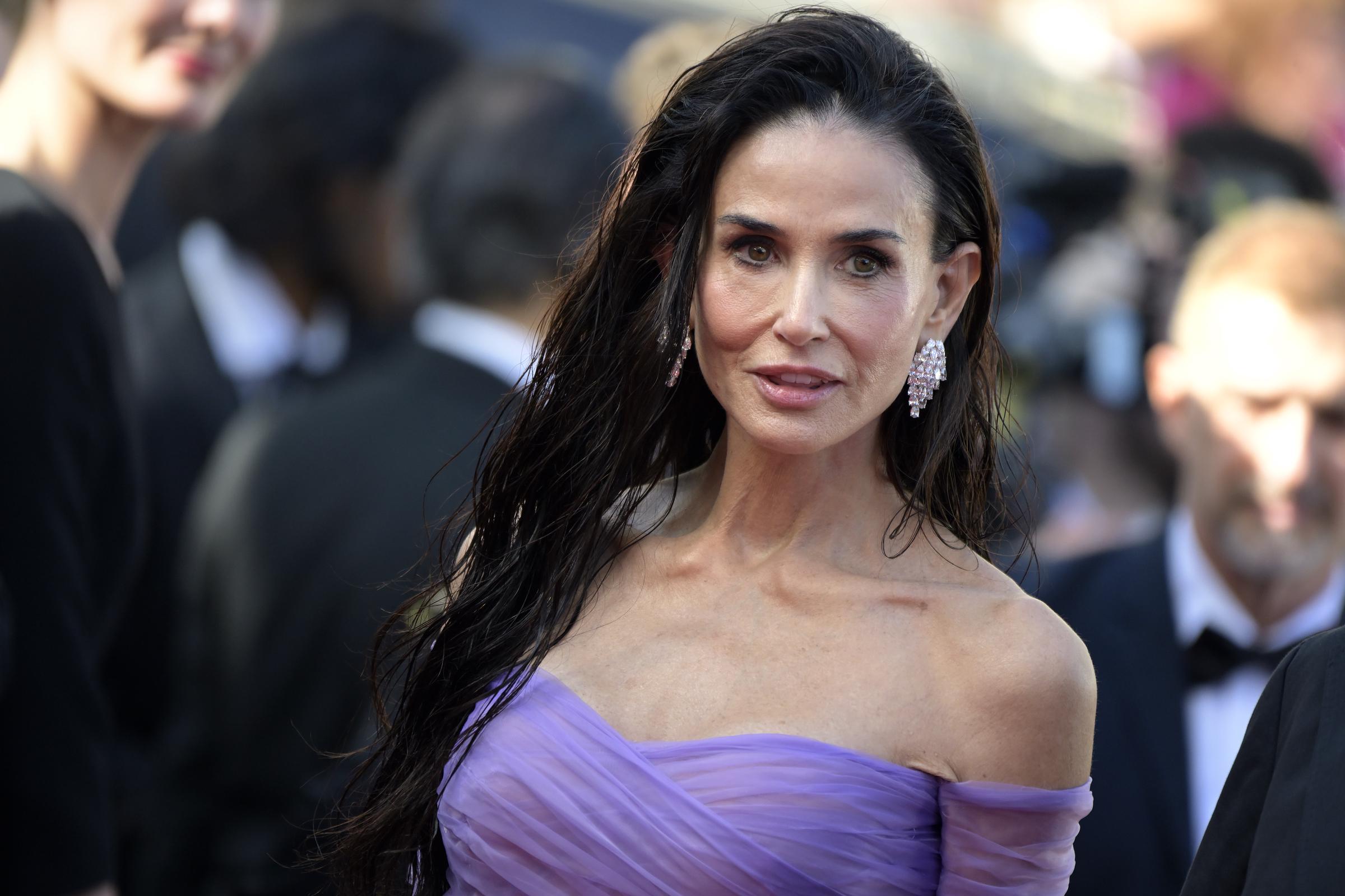 Demi Moore attended the 2026 Cannes Film Festival, where her appearance once again put her in front of cameras on the red carpet. The actress has faced years of outside speculation about possible cosmetic procedures, though such claims have not confirmed her medical history. | Source: Getty Images