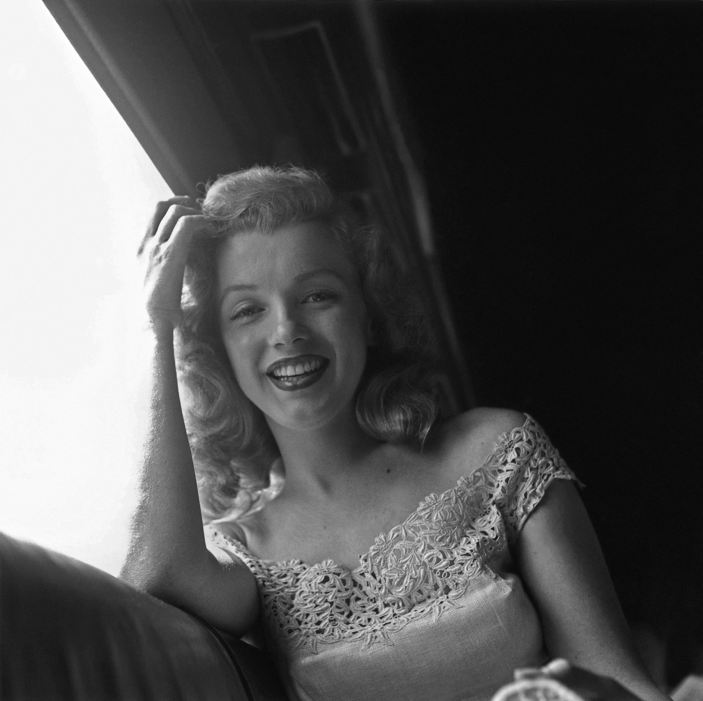 Marilyn Monroe on a train to New York City circa 1962 | Source: Getty Images