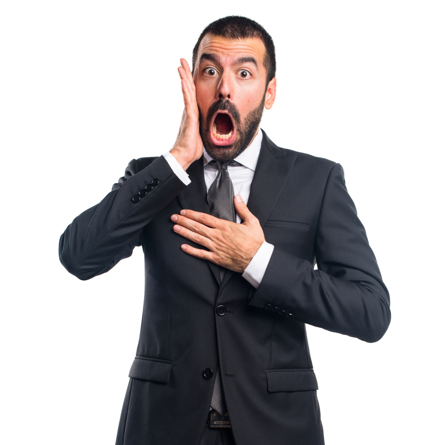 A startled man | Source: Freepik