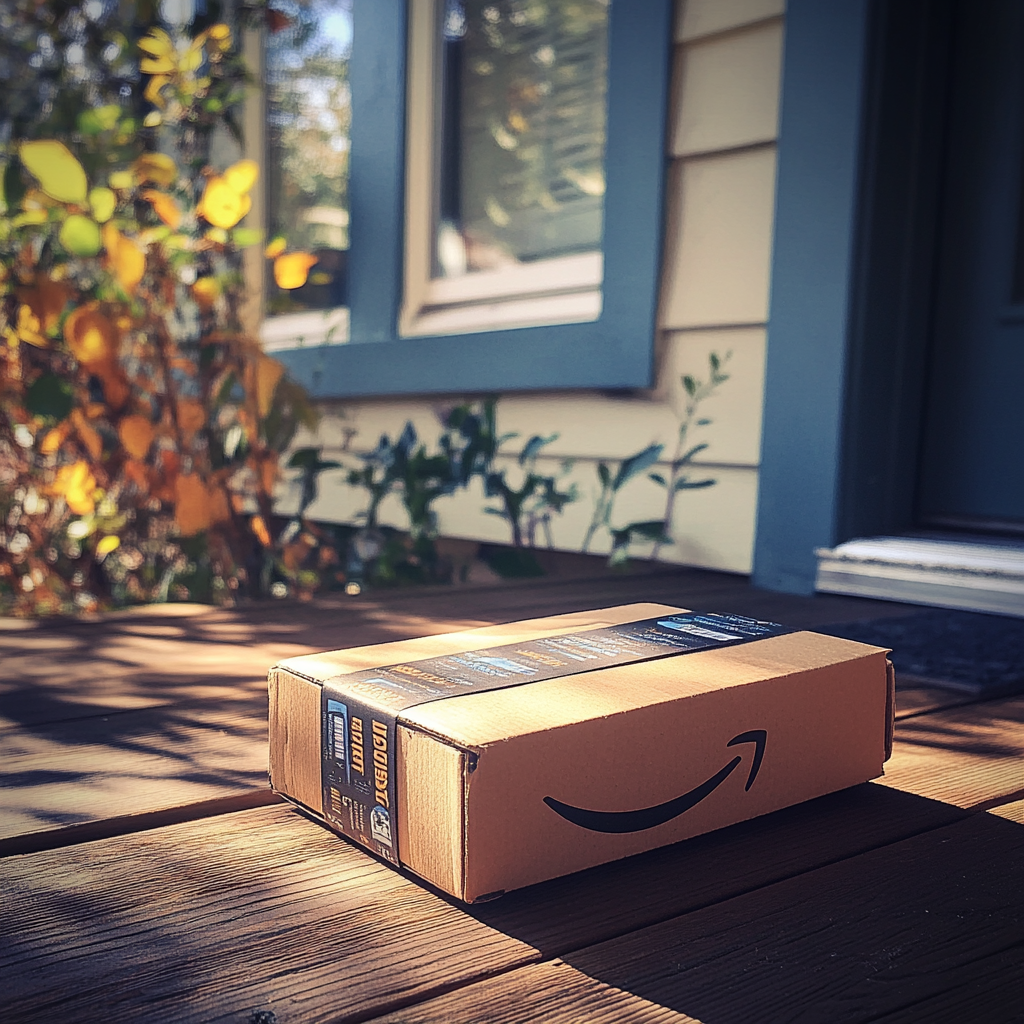 A package on a porch | Source: Midjourney